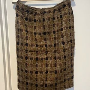 Vintage Christian Lacroix tweed pencil skirt